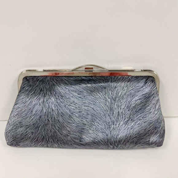 New and Grey Polyester Women Clutch Bag - Picture 1 of 3